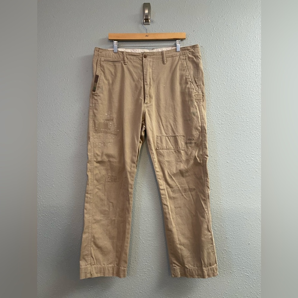 Polo Ralph Laure Men’s Distressed Khaki Pants